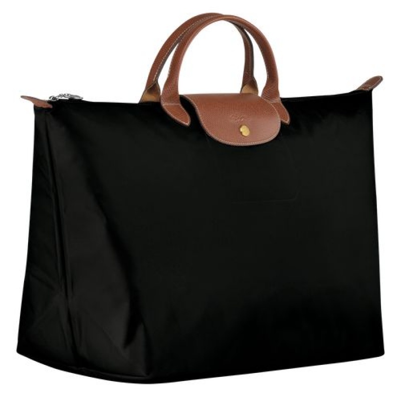 Longchamp Le Pliage Original Travel bag L Black | CRPUWZN-81