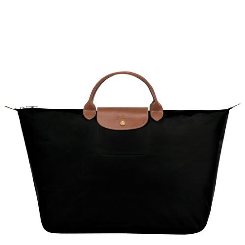 Longchamp Le Pliage Original Travel bag L Black | CRPUWZN-81