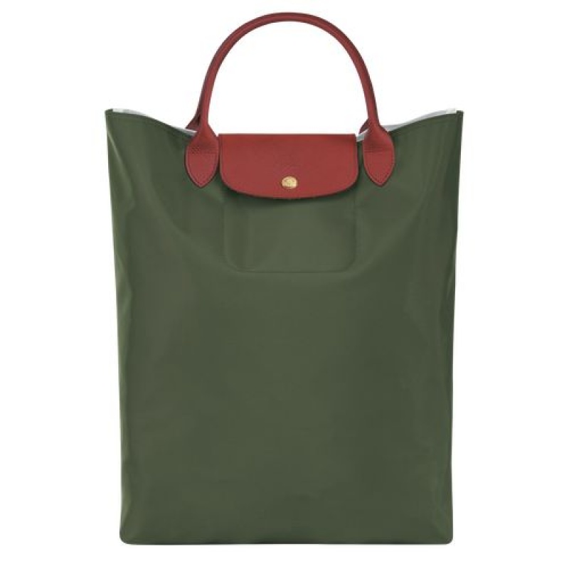 Longchamp Le Pliage Re-Play Top handle bag Khaki | FCDYKPS-34