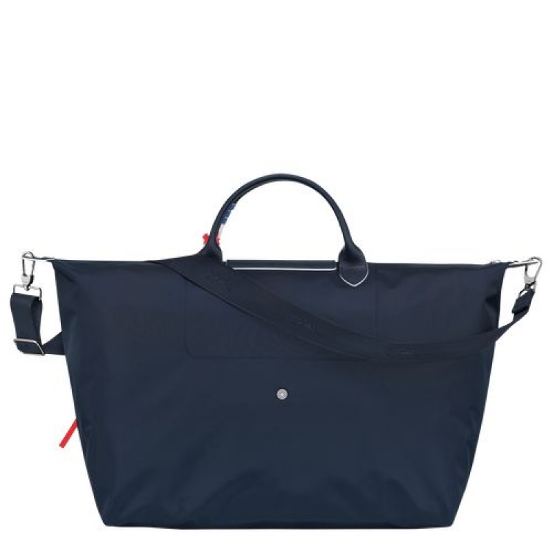 Longchamp Le Pliage Tres Paris Travel bag L Navy | SFAIYOC-97