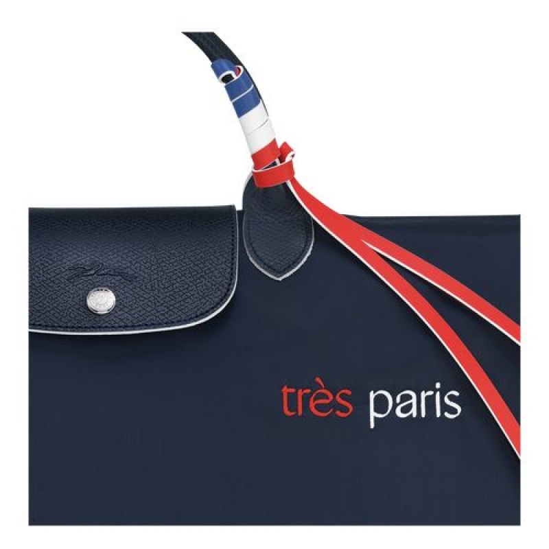 Longchamp Le Pliage Tres Paris Travel bag L Navy | SFAIYOC-97