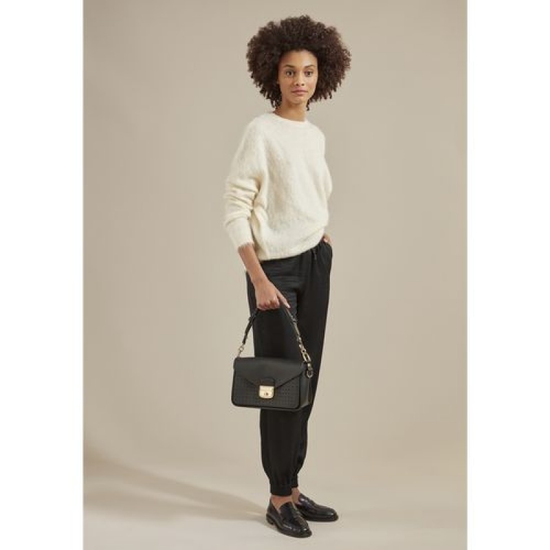 Longchamp Mademoiselle Crossbody bag S Black | BRJEYDO-57