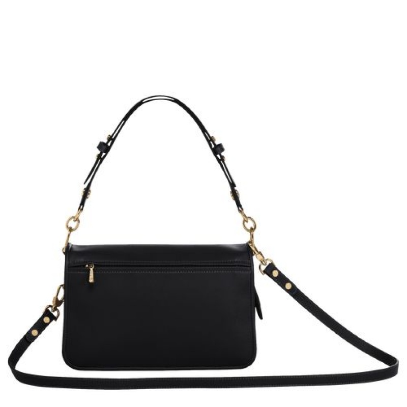 Longchamp Mademoiselle Crossbody bag S Black | BRJEYDO-57