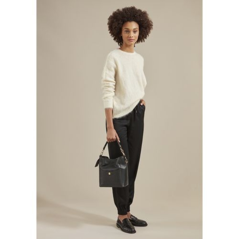 Longchamp Mademoiselle Shoulder bag S Black | BYZQOAE-07