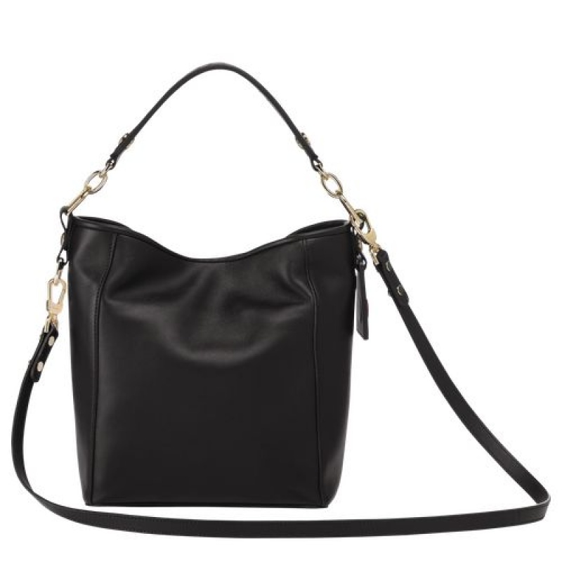 Longchamp Mademoiselle Shoulder bag S Black | BYZQOAE-07