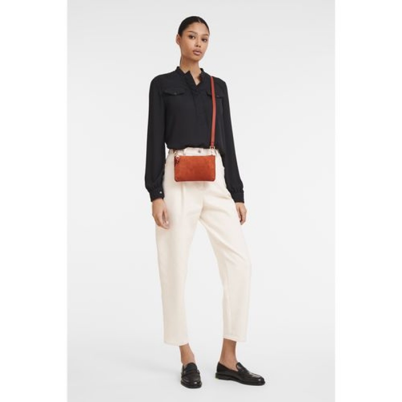 Longchamp Mailbox Soft Pouch Marmelade | OWYCDFB-92