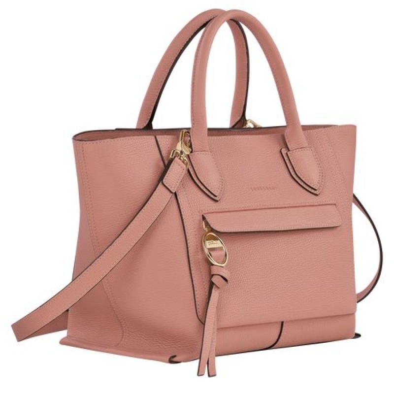 Longchamp Mailbox Top handle bag M Blush | BJPTRLA-45