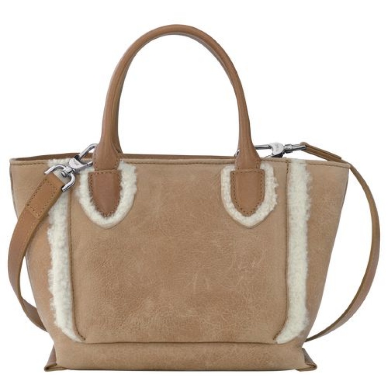 Longchamp Mailbox Top handle bag S Natural | BLJQXHI-25