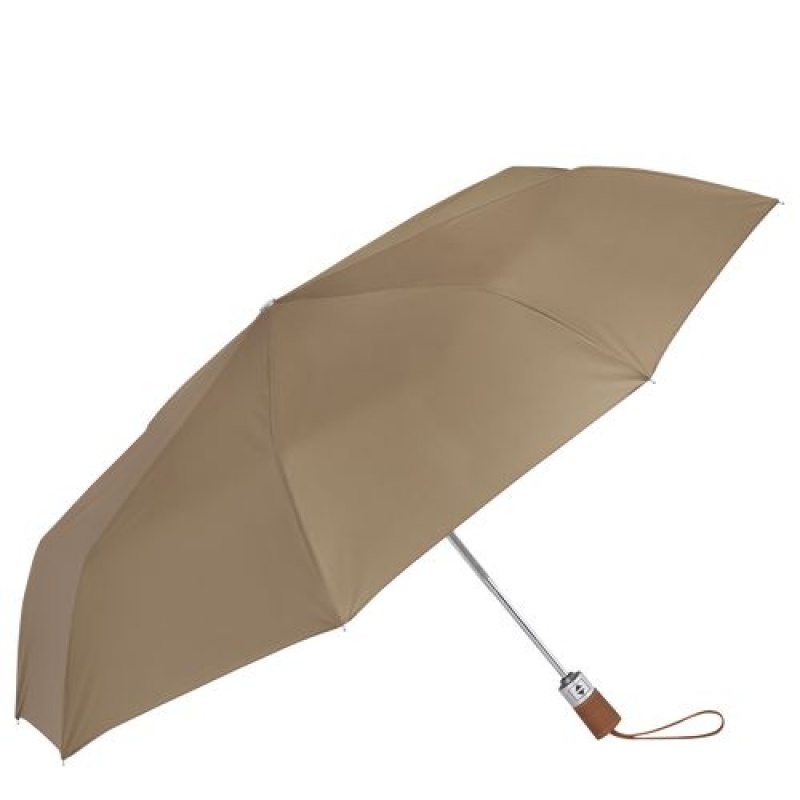 Longchamp Retractable umbrella Desert | XFYGOKZ-34
