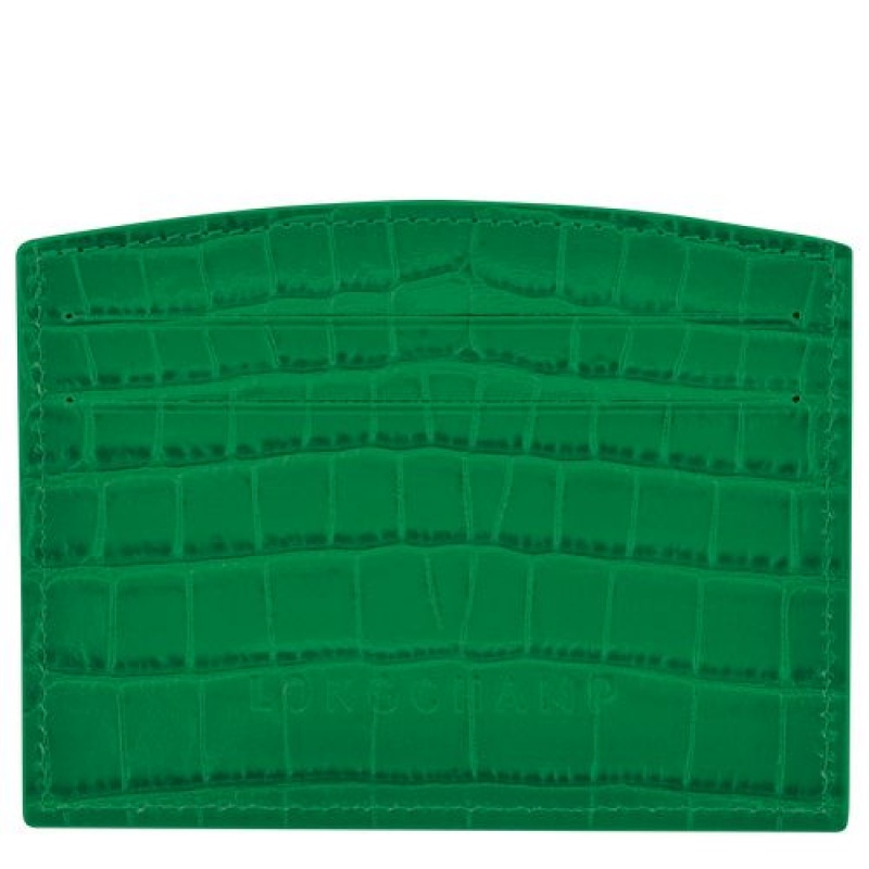 Longchamp Roseau Card holder Green | GYDTAPJ-07