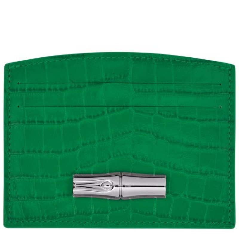 Longchamp Roseau Card holder Green | GYDTAPJ-07