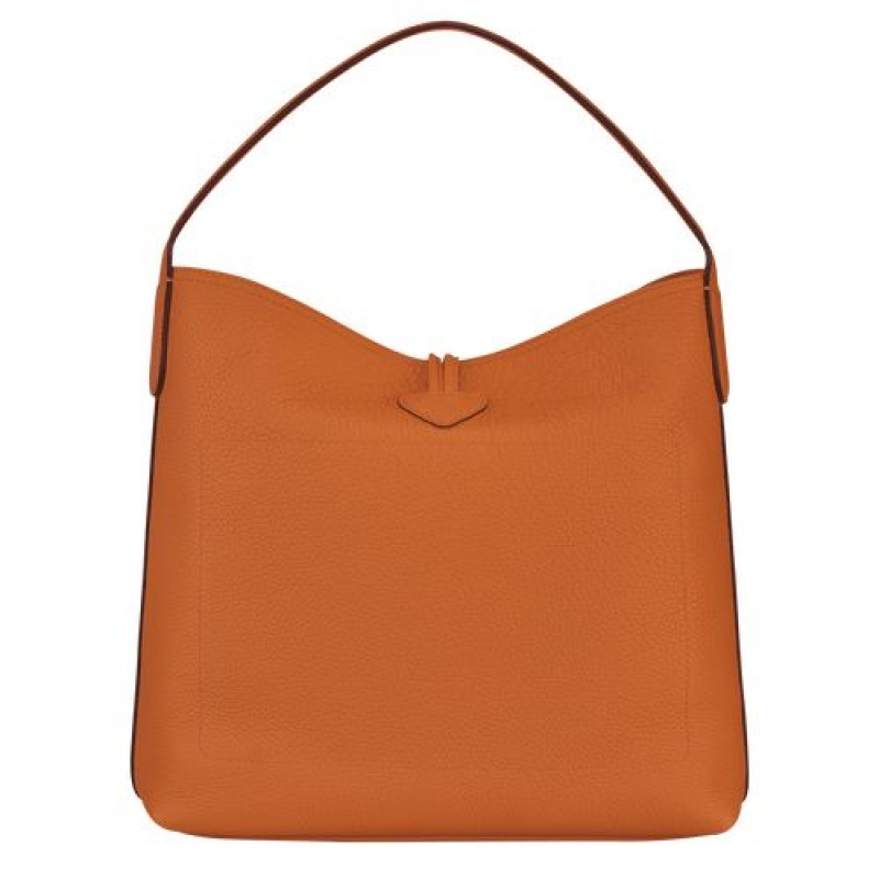Longchamp Roseau Essential Hobo bag Saffron | BEFLTRZ-48