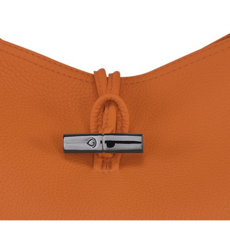 Longchamp Roseau Essential Hobo bag Saffron | BEFLTRZ-48