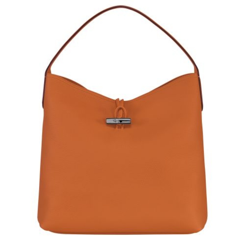 Longchamp Roseau Essential Hobo bag Saffron | BEFLTRZ-48