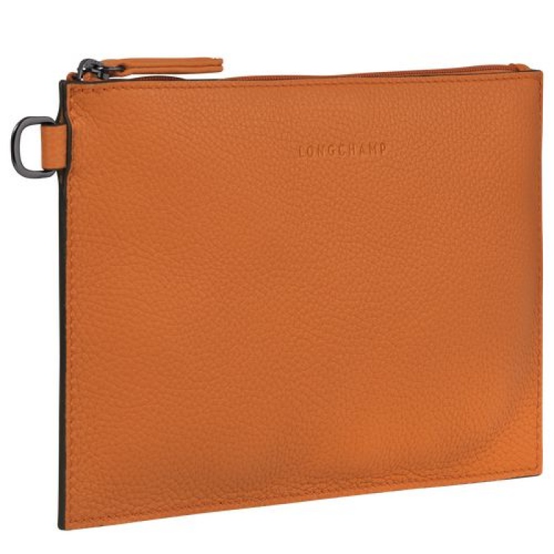 Longchamp Roseau Essential Pouch Saffron | BEVNSTK-06