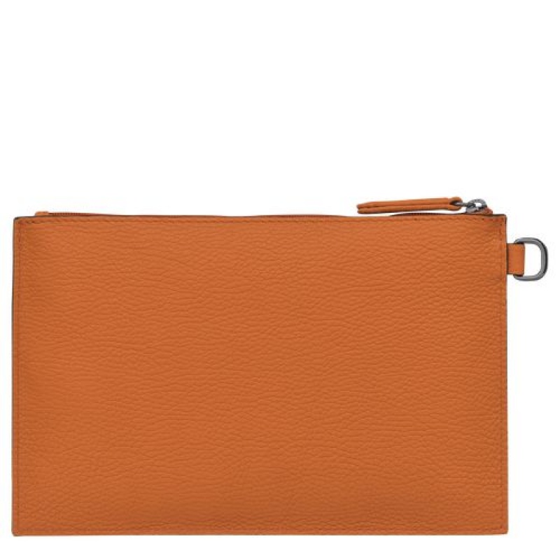 Longchamp Roseau Essential Pouch Saffron | BEVNSTK-06