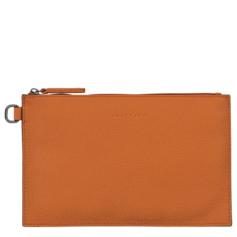Longchamp Roseau Essential Pouch Saffron | BEVNSTK-06
