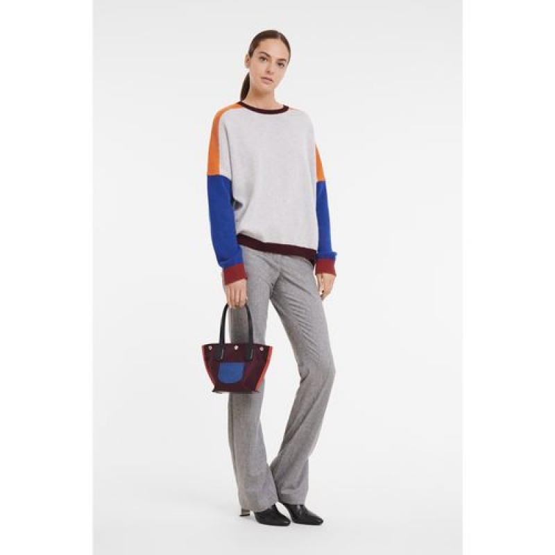 Longchamp Roseau Essential Shopping bag XS Burgundy | HGZRAJS-41