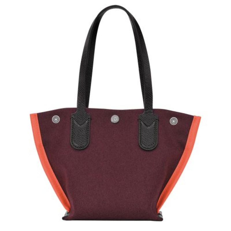 Longchamp Roseau Essential Shopping bag XS Burgundy | HGZRAJS-41