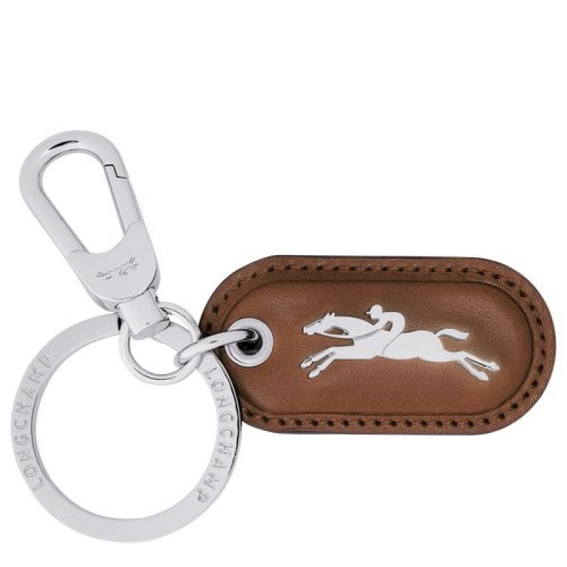 Longchamp Roseau Key ring Cognac | CXJYGBN-69
