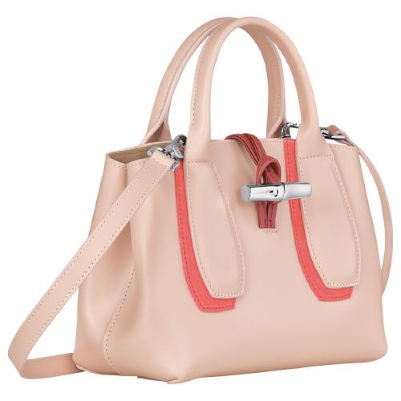 Longchamp Roseau Shadow Top handle bag S Powder | RGXYTZJ-09