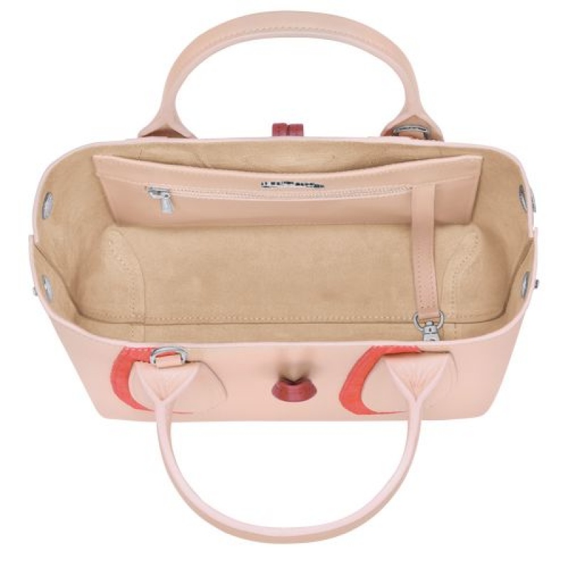 Longchamp Roseau Shadow Top handle bag S Powder | RGXYTZJ-09
