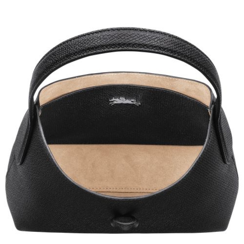 Longchamp Roseau Shoulder bag XS Black | AMVILPG-35