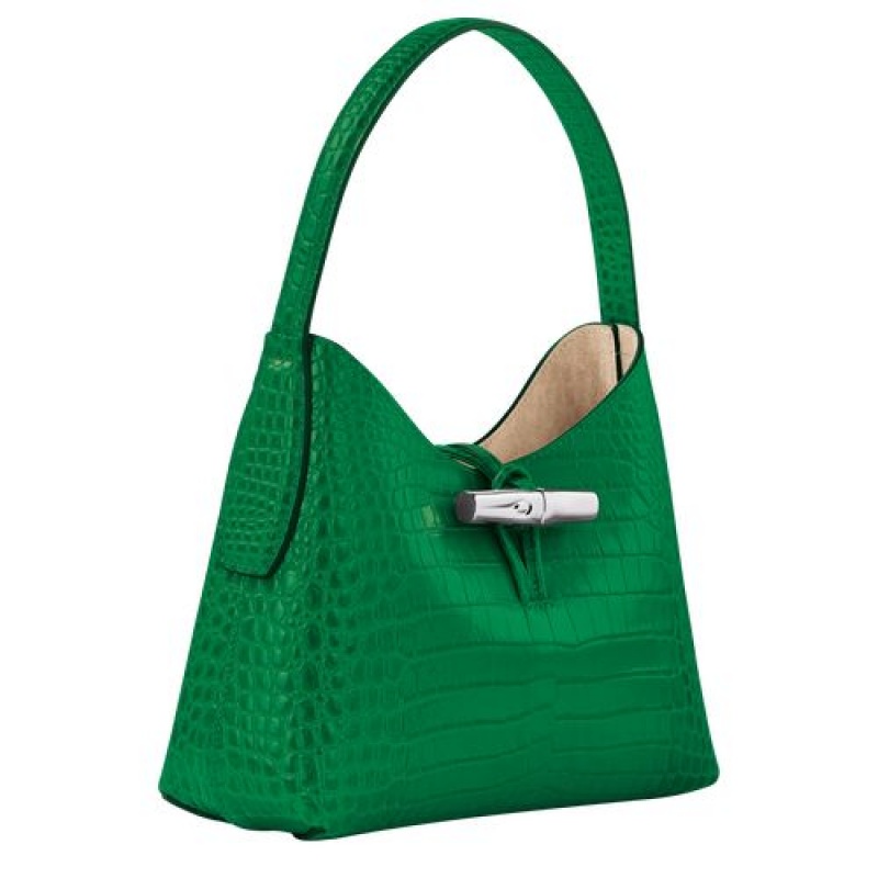 Longchamp Roseau Shoulder bag XS Green | OPKARVH-19