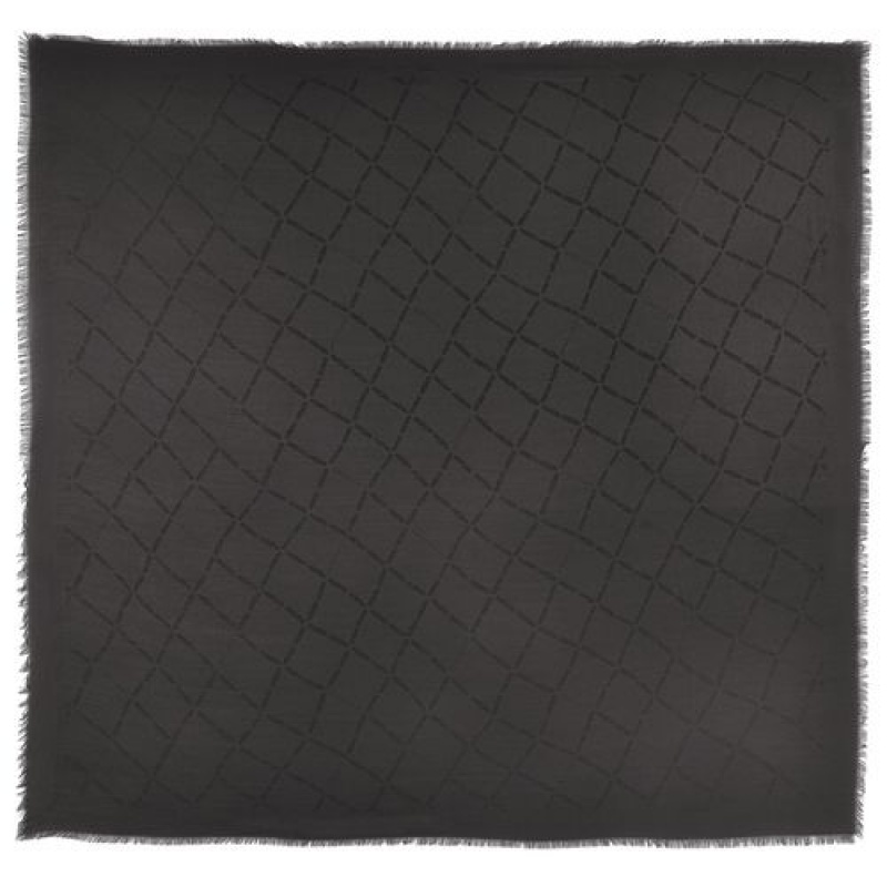 Longchamp Shawl Black | AOBUZCF-28