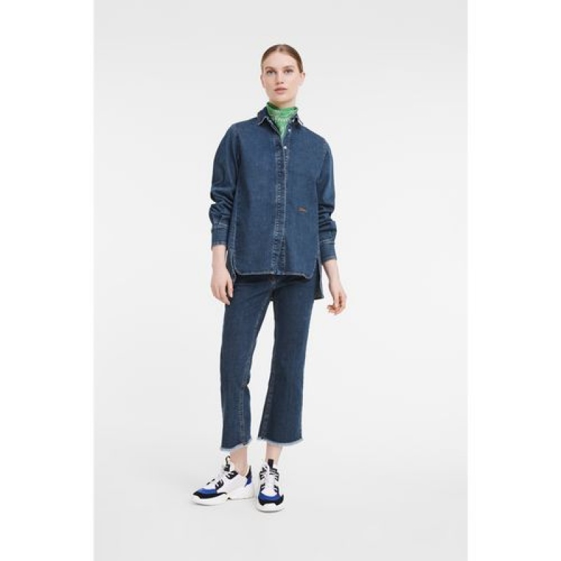 Longchamp Shirt Denim | UFOEBGK-86