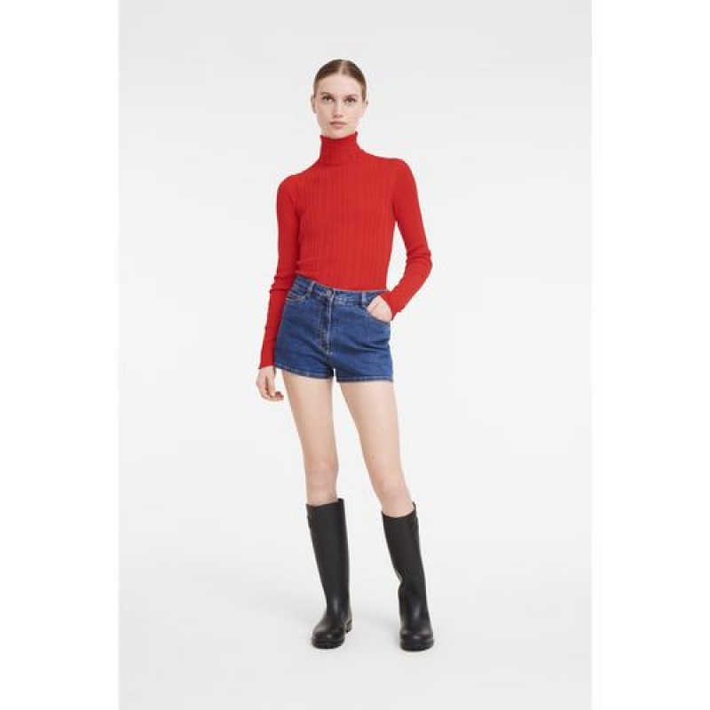 Longchamp Shorts Denim | GJDEUSX-87