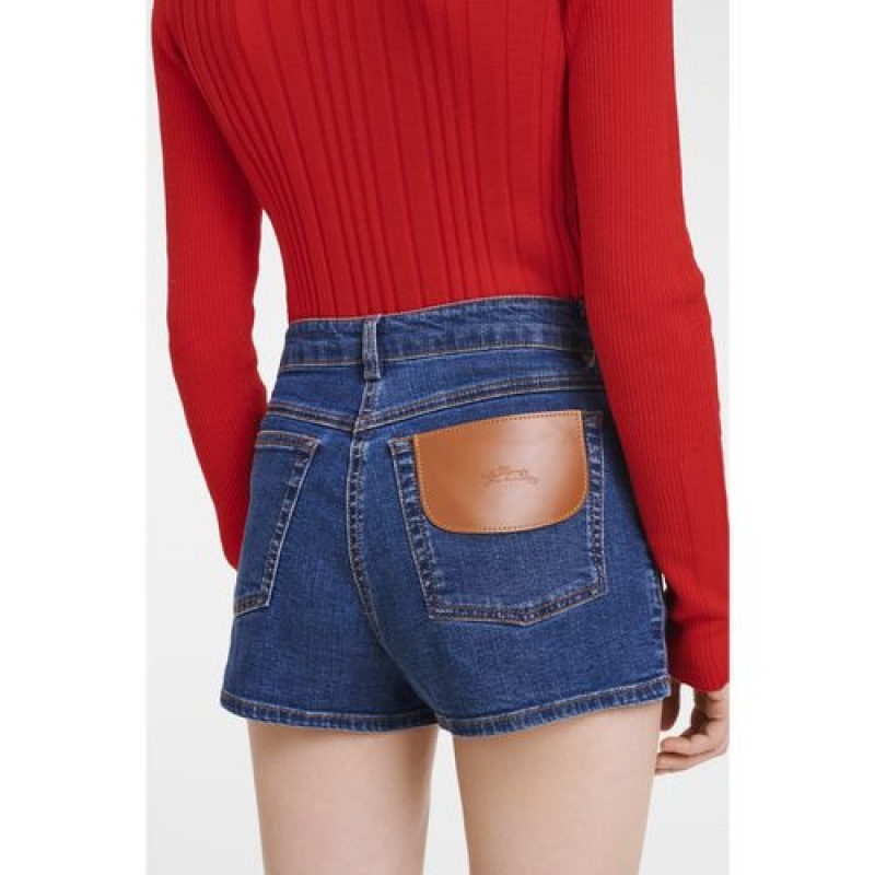 Longchamp Shorts Denim | GJDEUSX-87