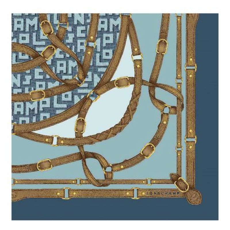 Longchamp Silk scarf Thistle | HRFLAWC-34