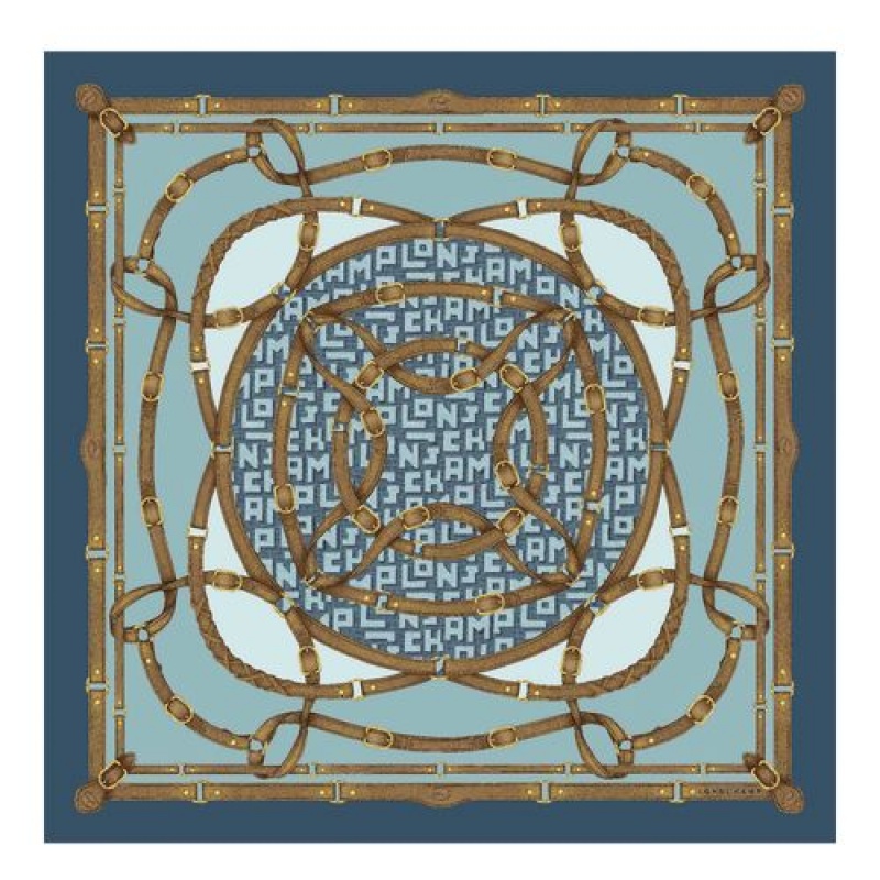 Longchamp Silk scarf Thistle | HRFLAWC-34