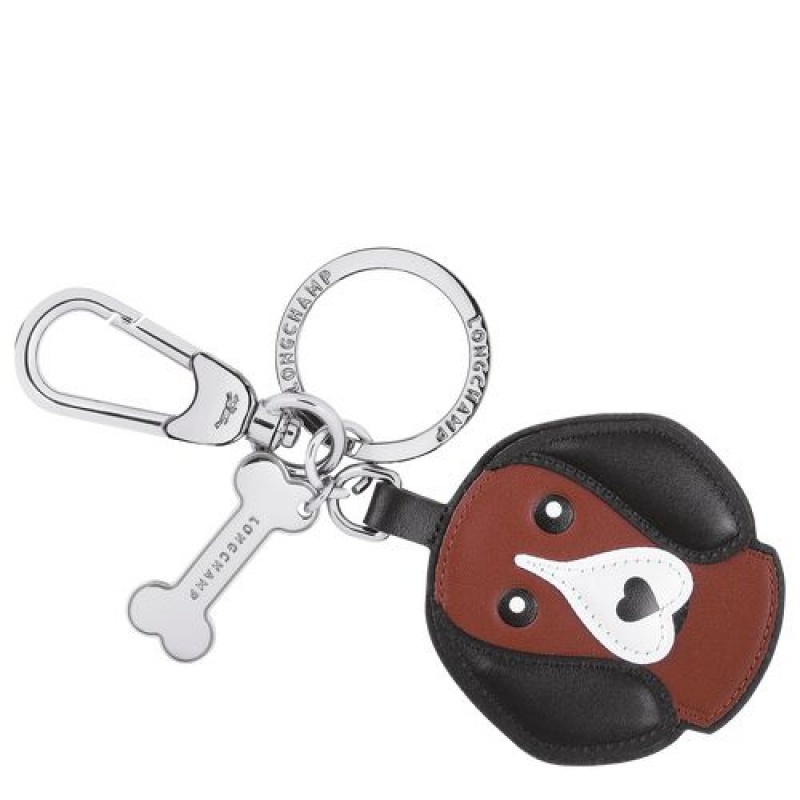 Longchamp Spring/Summer Collection 2022 Dog key ring Cognac | SQTJOGE-70