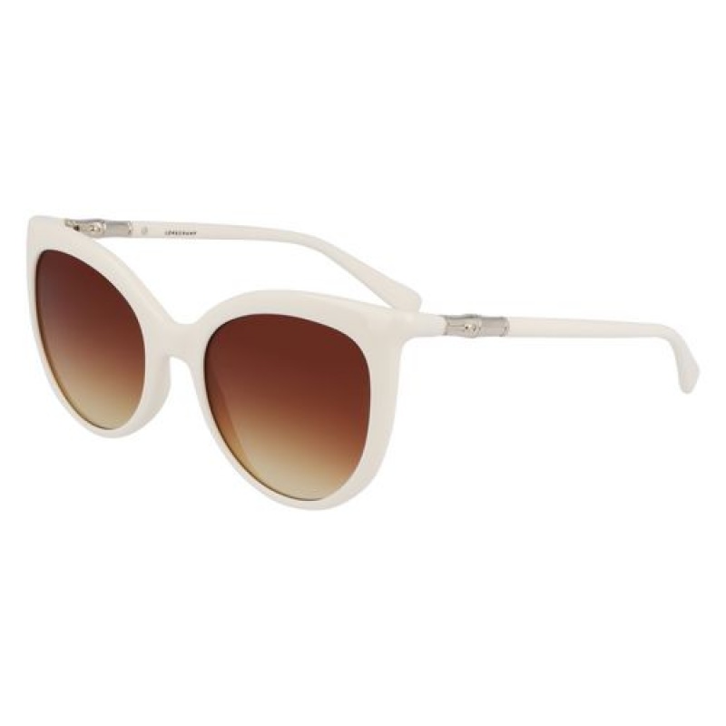 Longchamp Sunglasses Ivory | AXVOWUS-76